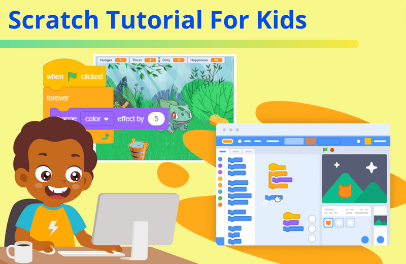 Scratch Tutorial for Kids: Fun Step By Step