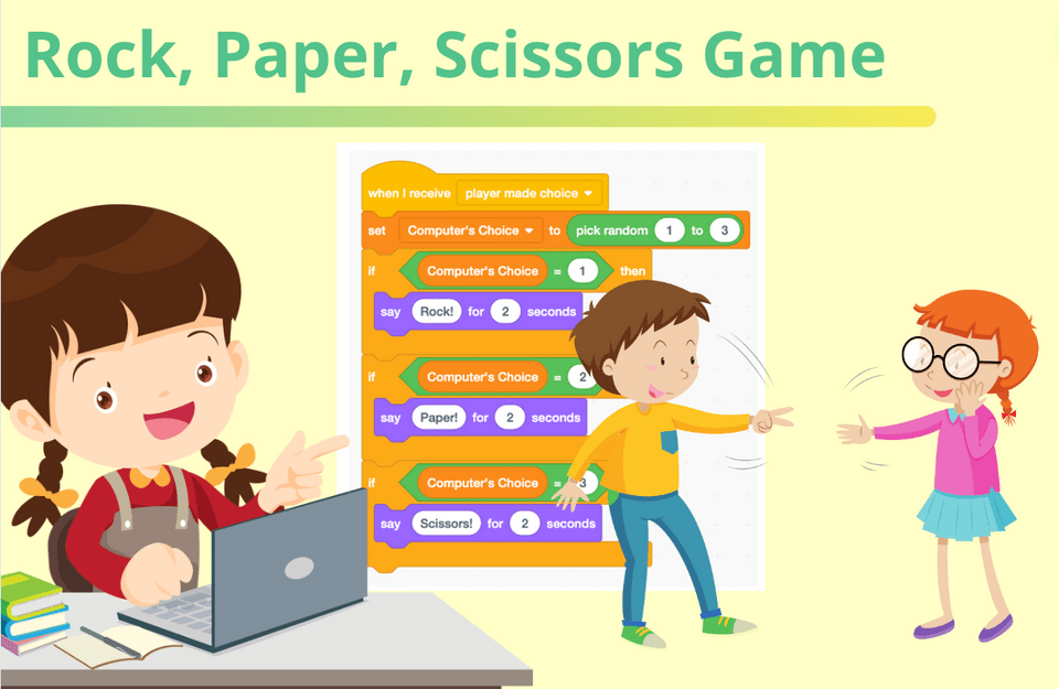 How to Make a Rock, Paper, Scissors Game in Scratch
