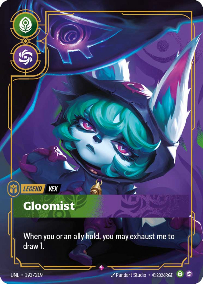 Riftbound: Unleashed Card Preview – Vex’s Gloomist Rewards Battlefield Control