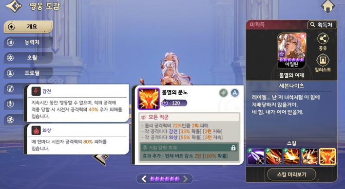 Eileene Reborn Through Awakening, Gold Improvements Applied